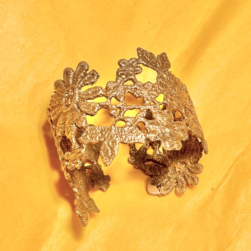 Alkemie Small Antique Lace Cuff bangle braclet